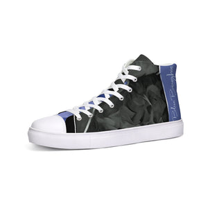 Blue Boughie High Top Canvas Shoes