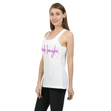Load image into Gallery viewer, Pink Boughie Signature Cursive tank Women&#39;s Tank