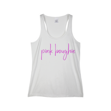 Load image into Gallery viewer, Pink Boughie Signature Cursive tank Women&#39;s Tank