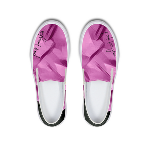 Pink Boughie Signature Clothing- Canvas shoe