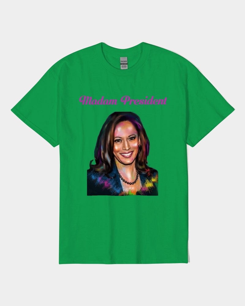 Madam President Green Unisex Heavy Cotton T-Shirt