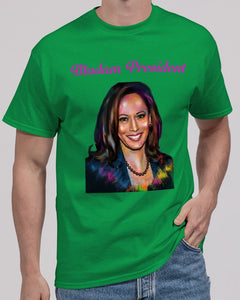 Madam President Green Unisex Heavy Cotton T-Shirt