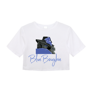 Blue Boughie Signature Women's Crop Top