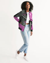 Load image into Gallery viewer, Pink Boughie Signature Women&#39;s Bomber Jacket