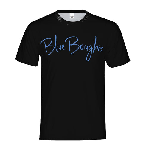 Blue Boughie  Signature Cursive Men's Tee