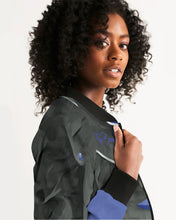 Load image into Gallery viewer, Blue Boughie Signature Women&#39;s Bomber Jacket